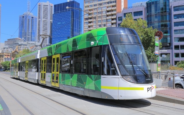 Melbourne modern tram